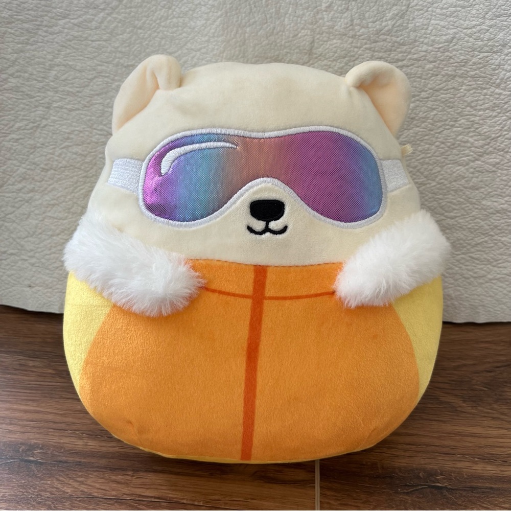 Squishmallows Brooke the polar bear with sunglasses    9.5”